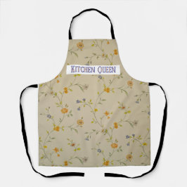 Gepersonaliseerd pastel Floral Schort