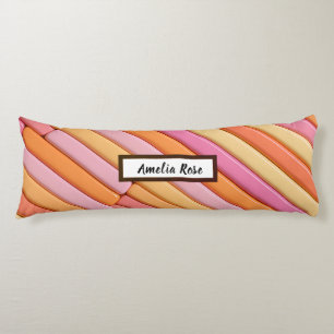 Gepersonaliseerd pastel geometrisch Abstract licha Lichaamskussen