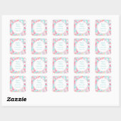 Gepersonaliseerd Pastel Zakelijke Stickers (Vel)