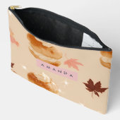 Gepersonaliseerd pastelcrème bladerdeeg patroon etui (Open)