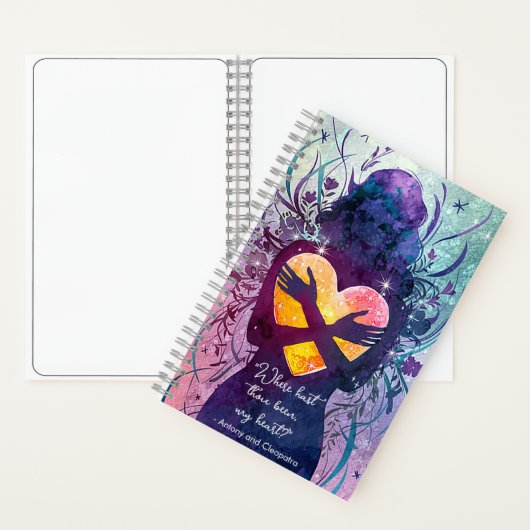 Gepersonaliseerd pastelschrift notitieboek (Binnen)