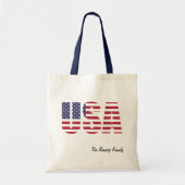 Gepersonaliseerd patriotticum VS, Tas gezinsbudget (Voorkant)