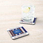 Gepersonaliseerd patriottisch ontwerp onderzetter (Rechterzijde)