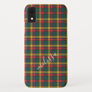 Gepersonaliseerd patroon Buchanan Tartan Case-Mate iPhone Case