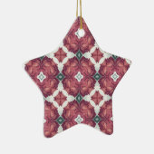 Gepersonaliseerd patroon keramisch ornament (Rechts)