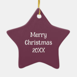 Gepersonaliseerd patroon keramisch ornament