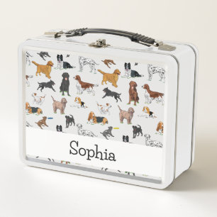 Gepersonaliseerd patroon van Cute Dogs Illustrator