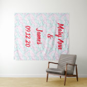 Gepersonaliseerd patroon van de Achtergrond van de Wandkleed (In Situ (horizontaal))