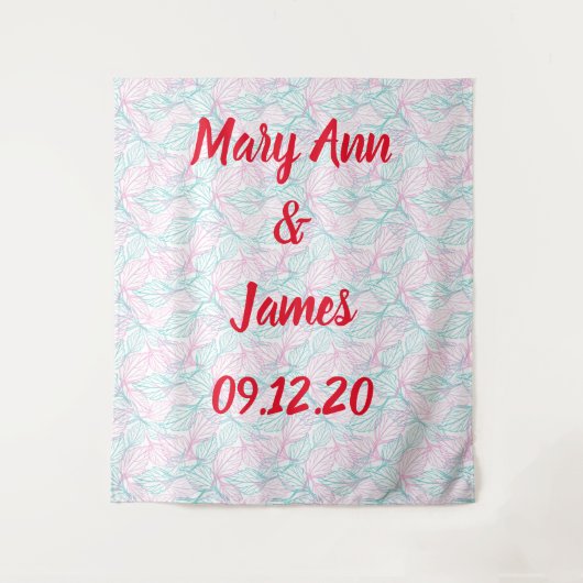 Gepersonaliseerd patroon van de Achtergrond van de Wandkleed (Voorkant)