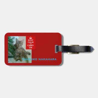 Gepersonaliseerd patroon van honden en katten. bag bagagelabel