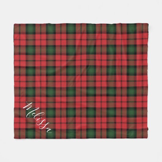 Gepersonaliseerd patroon van patroon met Kerr Tart Fleece Deken (Voorkant (Horizontaal))