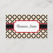 Gepersonaliseerd Patroon Visitekaartje (Voorkant)