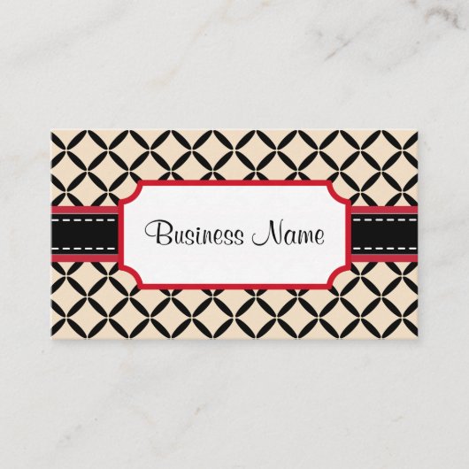 Gepersonaliseerd Patroon Visitekaartje (Voorkant)