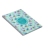 Gepersonaliseerd patroon voor de Waterverf van wil Notitieboek (Rechterzijde)