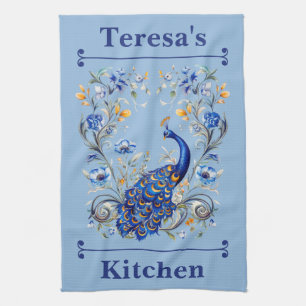 Gepersonaliseerd Pauw Design - Elegant cadeau voor Theedoek