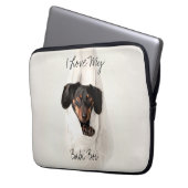 Gepersonaliseerd pendel met wieldop voor laptop laptop sleeve (Voorkant Links)