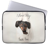 Gepersonaliseerd pendel met wieldop voor laptop laptop sleeve (Voorkant)