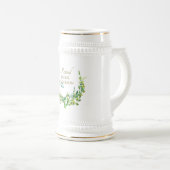 Gepersonaliseerd pensioen bier Stein Botanical Gol Bierpul (Voorkant rechts)