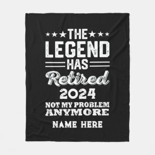 Gepersonaliseerd pensioen De legende is met pensio Fleece Deken