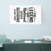 Gepersonaliseerd pensioen De legende is met pensio Spandoek (Beurs)