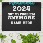 Gepersonaliseerd pensioen De legende is met pensio Theedoek (Gevouwen)