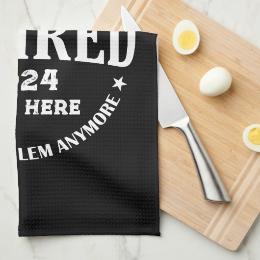 Gepersonaliseerd pensioen De legende is met pensio Theedoek (Quarter Fold)