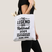 Gepersonaliseerd pensioen De legende is met pensio Tote Bag (Dichtbij)