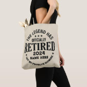 Gepersonaliseerd pensioen De legende is met pensio Tote Bag (Dichtbij)