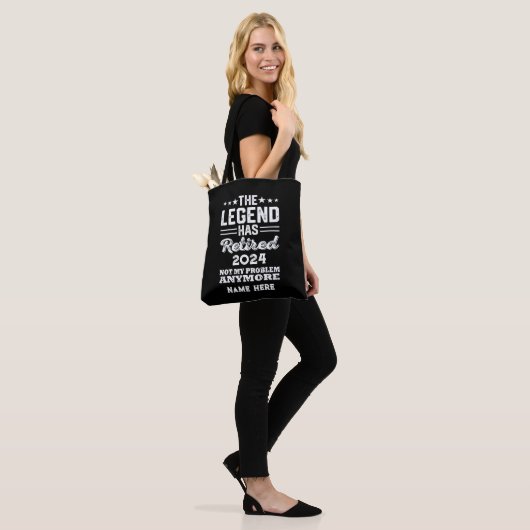 Gepersonaliseerd pensioen De legende is met pensio Tote Bag (Op model)
