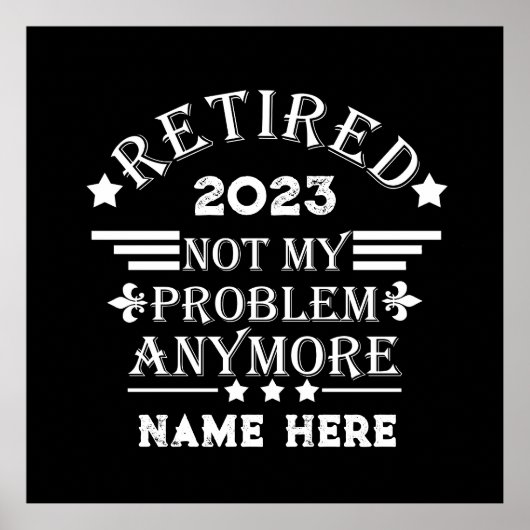 Gepersonaliseerd pensioen niet meer mijn probleem poster (Voorkant)