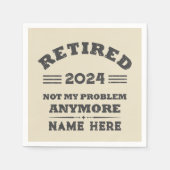 Gepersonaliseerd pensioen niet meer mijn probleem servet (Voorkant)