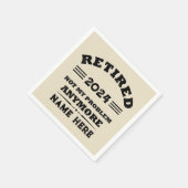 Gepersonaliseerd pensioen niet meer mijn probleem servet (Hoek)