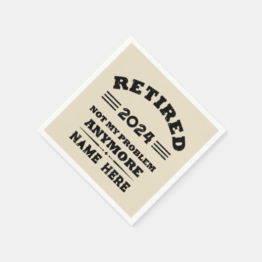 Gepersonaliseerd pensioen niet meer mijn probleem servet (Hoek)