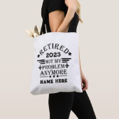 Gepersonaliseerd pensioen niet meer mijn probleem tote bag (Dichtbij)
