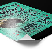 Gepersonaliseerd perfect cadeau aan mijn man brief foto afdruk (Hoek)