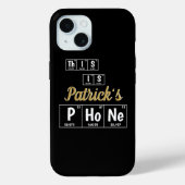 Gepersonaliseerd periodiek overzicht van elementen Case-Mate iPhone case (Achterkant)