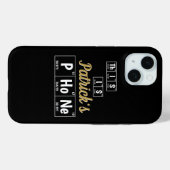 Gepersonaliseerd periodiek overzicht van elementen Case-Mate iPhone case (Achterkant (horizontaal))