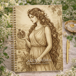 Gepersonaliseerd Persephone Affirmaties Journaal Notitieboek