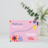 Gepersonaliseerd - Persoonlijk Citaat Dank u Briefkaart (Staand voorkant)