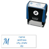 Gepersonaliseerd persoonlijke adresstempel  zelfinktende stempel (In situ)