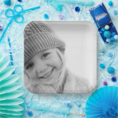 Gepersonaliseerd persoonlijke Creëer Uw eigen foto Papieren Bordje (Feest)