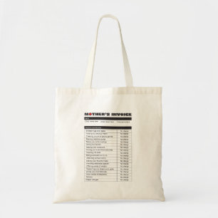 Gepersonaliseerd persoonlijke liefdesfactuur van m tote bag