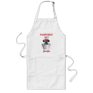 Gepersonaliseerd Pet Groomer Apron Lang Schort
