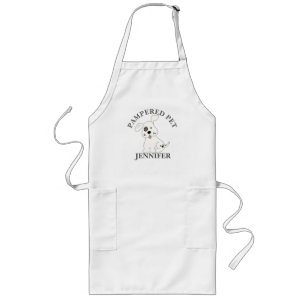 Gepersonaliseerd Pet Groomer Apron Lang Schort