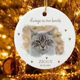Gepersonaliseerd Pet Memorial Keramisch Ornament