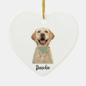 GEPERSONALISEERD PET-ORNAMENT KERAMISCH ORNAMENT (Voorkant)