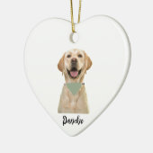 GEPERSONALISEERD PET-ORNAMENT KERAMISCH ORNAMENT (Links)