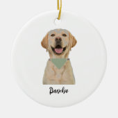 GEPERSONALISEERD PET-ORNAMENT KERAMISCH ORNAMENT (Voorkant)
