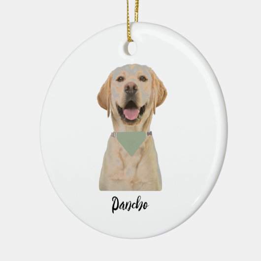 GEPERSONALISEERD PET-ORNAMENT KERAMISCH ORNAMENT (Links)