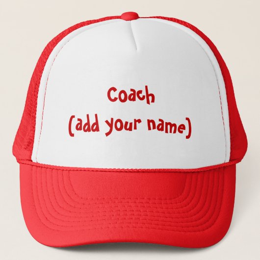 Gepersonaliseerd Pet voor coaching (Voorkant)